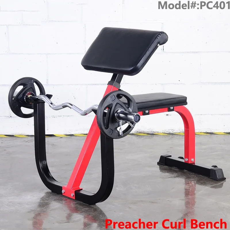PC401 Pastor Chair Barbell Curving Stool Inclined Barbell Curling Arm Muscles Biceps Training Stool Crank Arm Training SJ