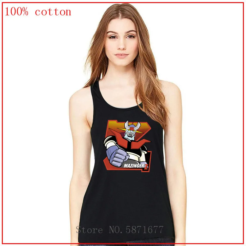 Аниме Mazinger Z ank Топ укороченный топ футболка майка Женская бренди Топы