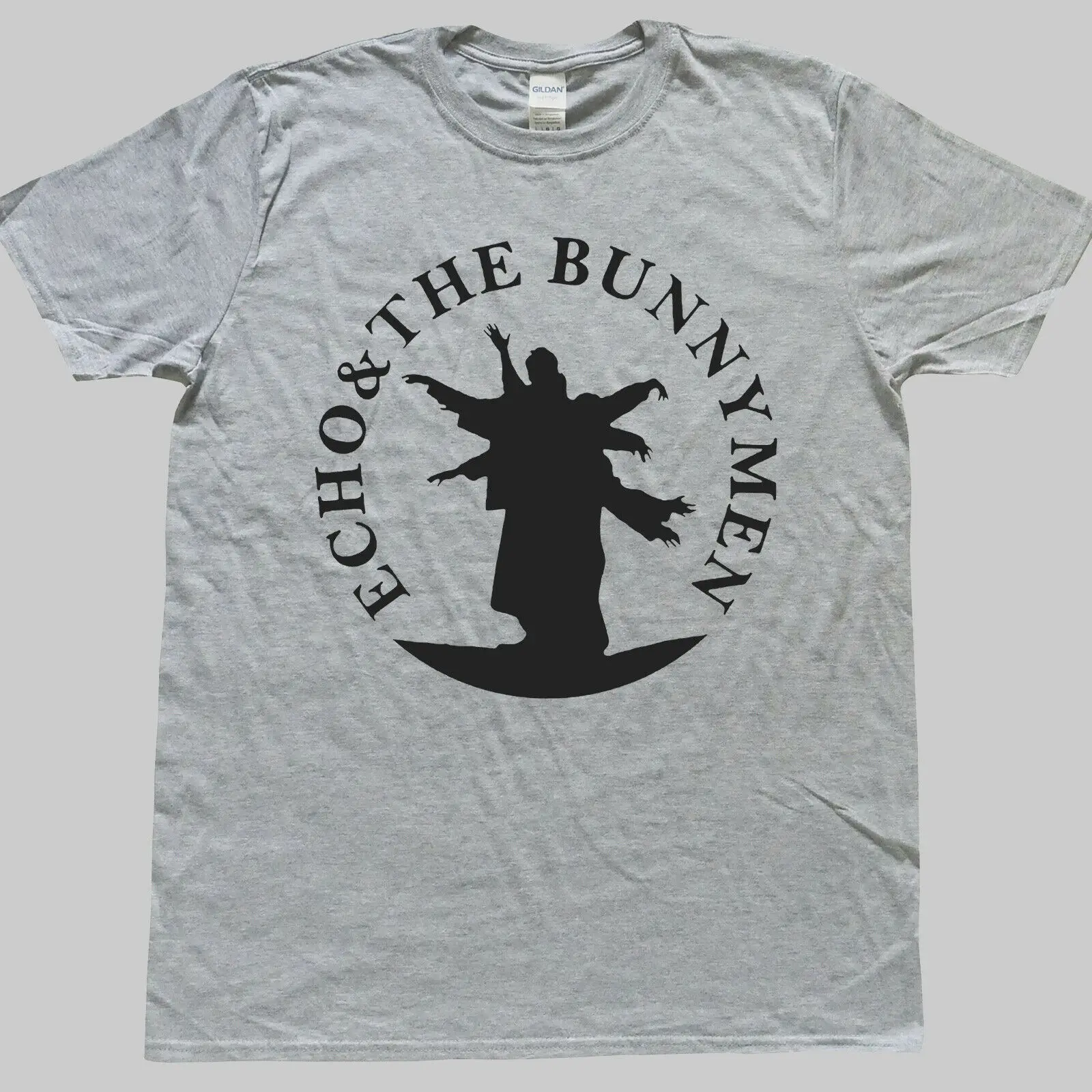 Эхо &amp THE BUNNYMEN футболка в стиле панк-рок новый заказ выдерживает простые ума серый