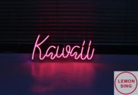 kawaii neon sign custom pink led neon sign bedroom light wedding party room home wall decor