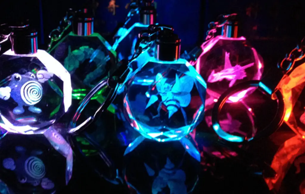 Аниме Charizard кристалл брелок светодиодный светильник Подвеска KH09 Новый|pendant led|pendant