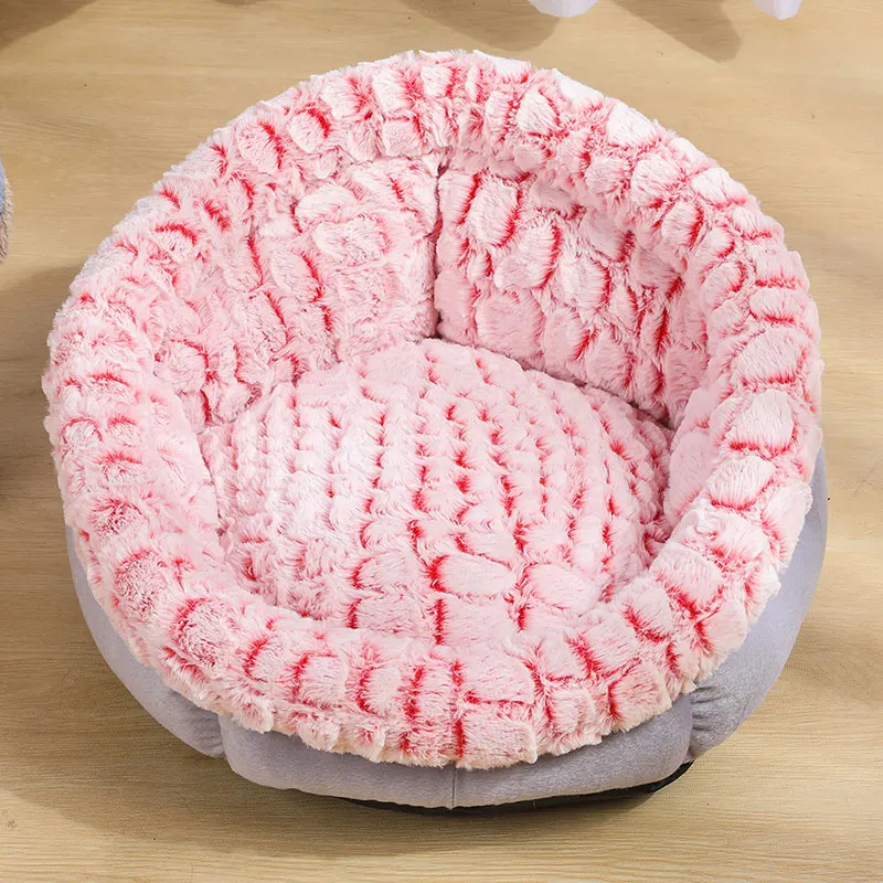 Pink Tray Bed Кошка Собака кровать супер диван длинная игрушечная плюшевая собака кошка кровати подушки коврик маленький домик для собак Щенок питомник Лежанка для котов пещера теплый спальный мешок - Цвет: Pink Tray Bed