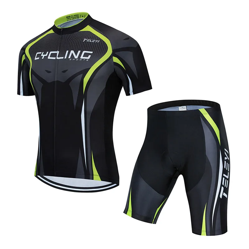 

2021 Summer Cycling Clothing Comfortable Racing Bicycle Clothes Suit Quick Dry Mountain Bike Cycling Jersey Set Ropa Ciclismo