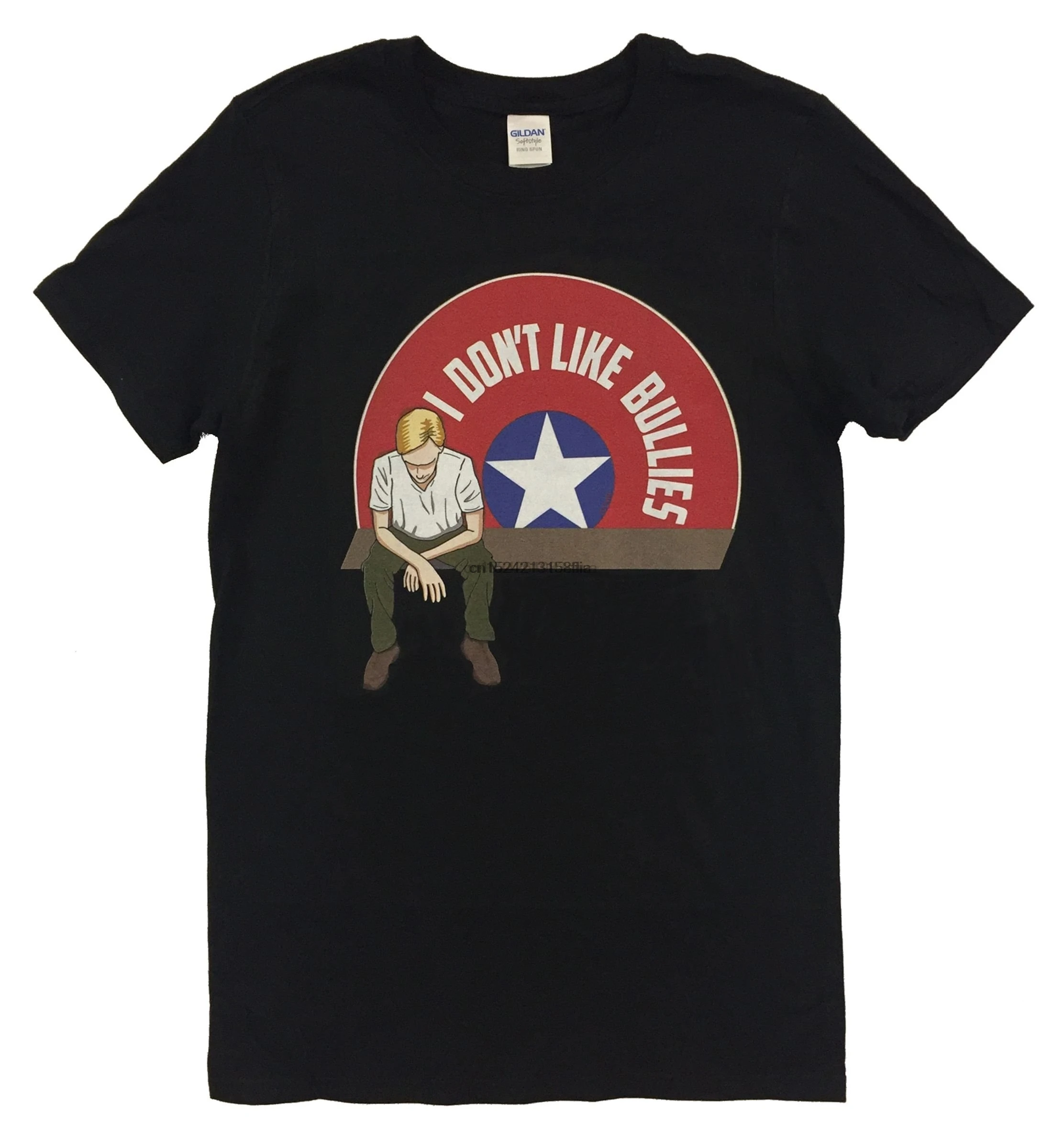 

Captain Steve Rogers America Geek T-Shirt I Don Like Bullies