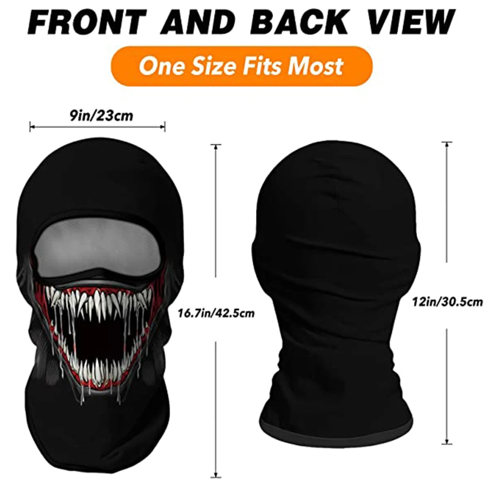 Дышащая Балаклава маска на все лицо Веном бандана шея бафф гетры комбиниарка