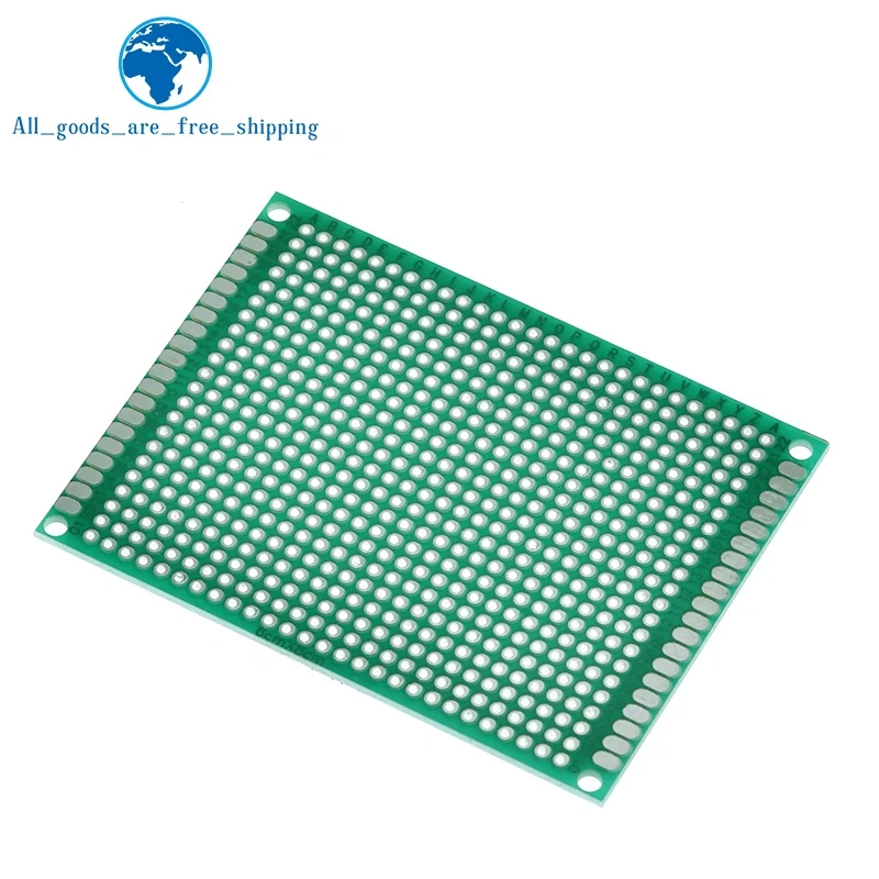 5PCS 6*8 6X8cm Double Side Prototype pcb Breadboard Universal Printed Circuit Board for Arduino 1.6mm 2.54mm Glass Fiber | Электронные