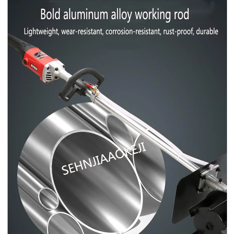 

Multifunctional mixer 1580W Home construction cement electric mixer Hand push feed mortar concrete mixer 220V 600-3000r/min