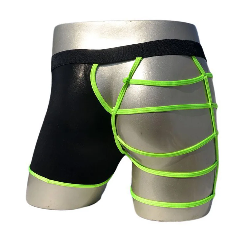 Мужские пляжные шорты для плавания с открытой промежностью Эротическое нижнее