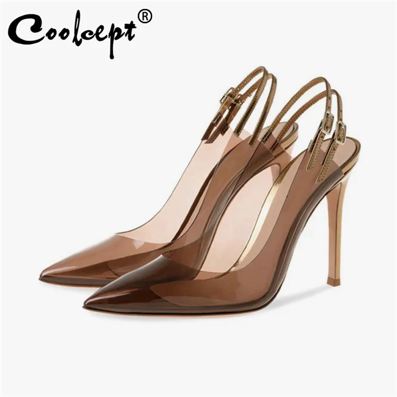 Новые летние женские туфли Coolcept со змеиным принтом с острым носком на шпильке