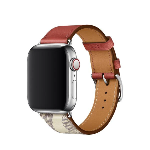 Высококачественная кожаная Петля для iWatch 40 мм 44 мм спортивный ремешок для Apple watch 42 мм 38 мм Серия 1 2 3 4 5