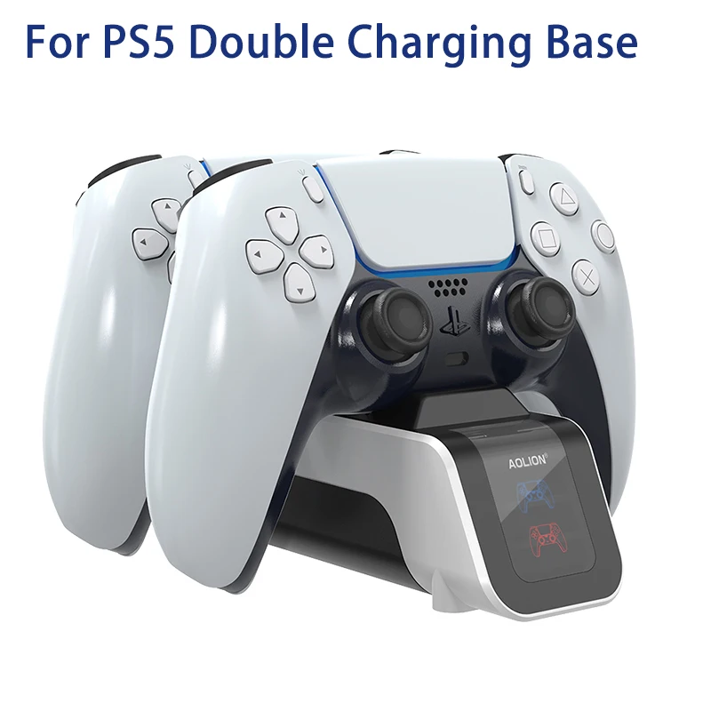 

Suitable For PS5 Game Controller Joypad Joystick Fast Charge Charging Base Gamepad Charger Base For PS5 Gamepad Accessories
