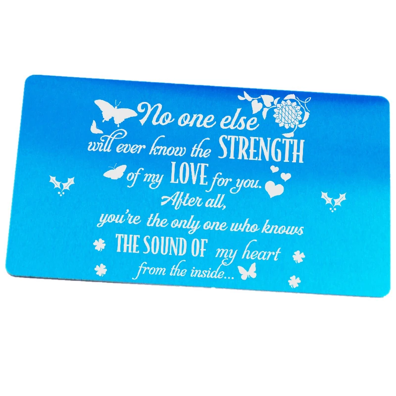 Персонализированный Металлический бумажник вставка для карт пользовательская