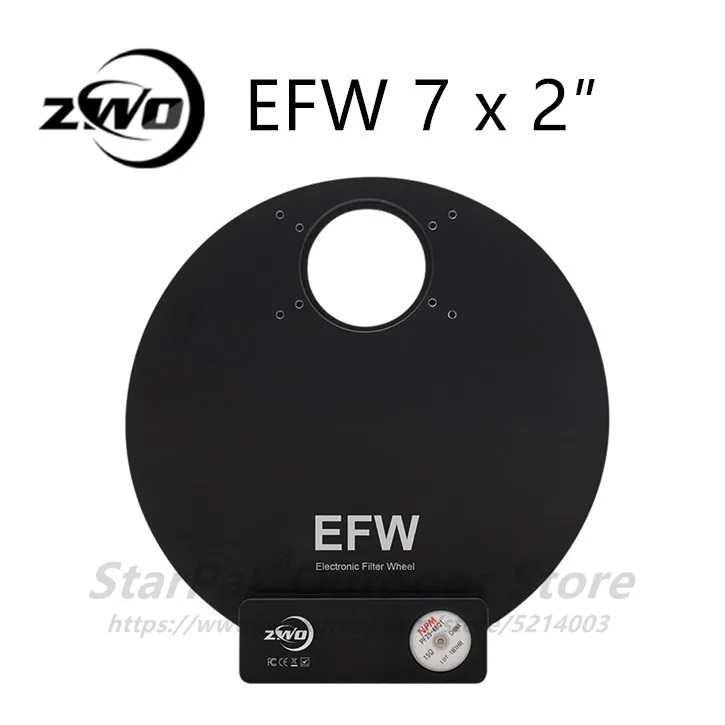 Электрический фильтр ZWO EFW 7x2 ″ 5x2 wheel7x 2 дюйма 7 отверстий 2x5 x колесо|Телескоп и