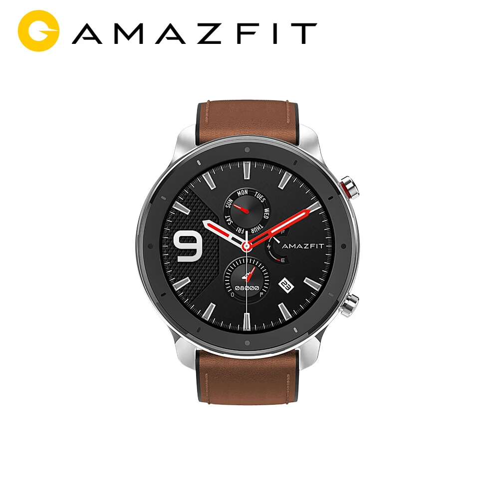AMAZFIT GTR умные часы 47 мм retina дисплей 5 АТМ Водонепроницаемость gps ГЛОНАСС Bluetooth