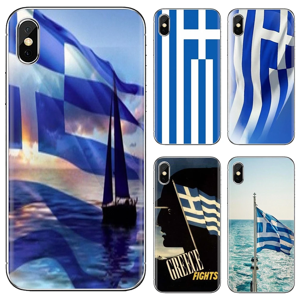 Силиконовый чехол для iPhone iPod Touch 11 12 Pro 4 4S 5 5S SE 5C 6 6S 7 8 X XR XS Plus Max 2020 GR с греческим
