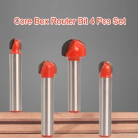 core box router bit set 4pcs 14 inch shank great for making signs decorative accents to furniture plaques
