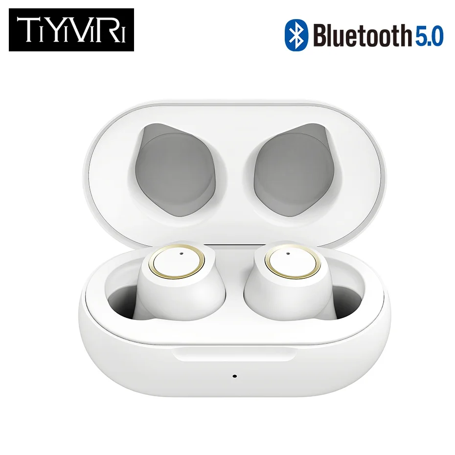 TiYiViRi TWS V5.0 Bluetooth наушники стерео двойной микрофон настоящие беспроводные