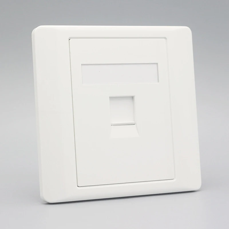 Тип 86 сетевой Ethernet LAN гигабитный RJ45 Cat6 розетка Keystone лицевая панель|Электрические