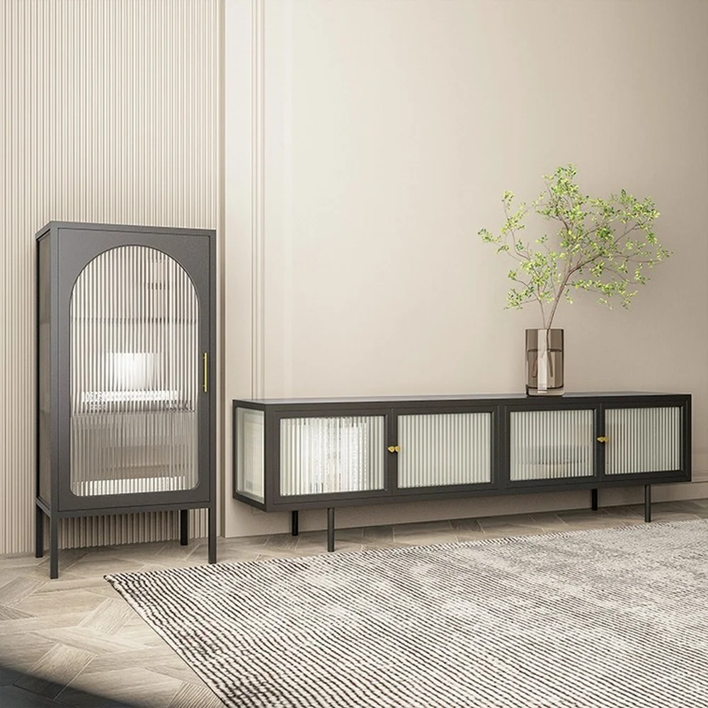 

Скандинавский ТВ-шкаф zq, простой современный стеклянный напольный шкаф для гостиной