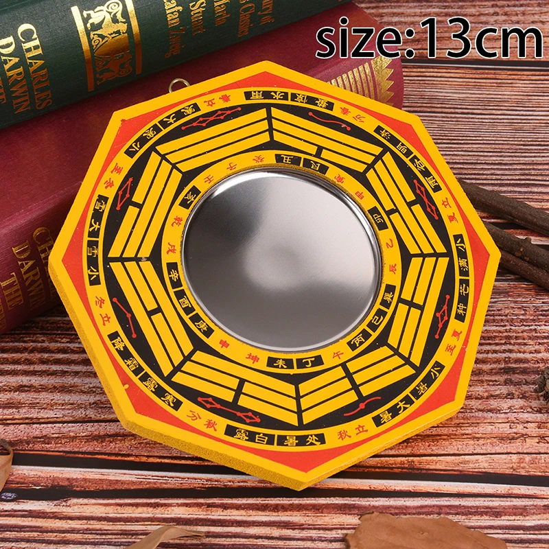 

Lucky Chinese Feng Shui Dent Convex Bagua FengShui Mirror Taoist Talisman Energy Home Decoration Orname