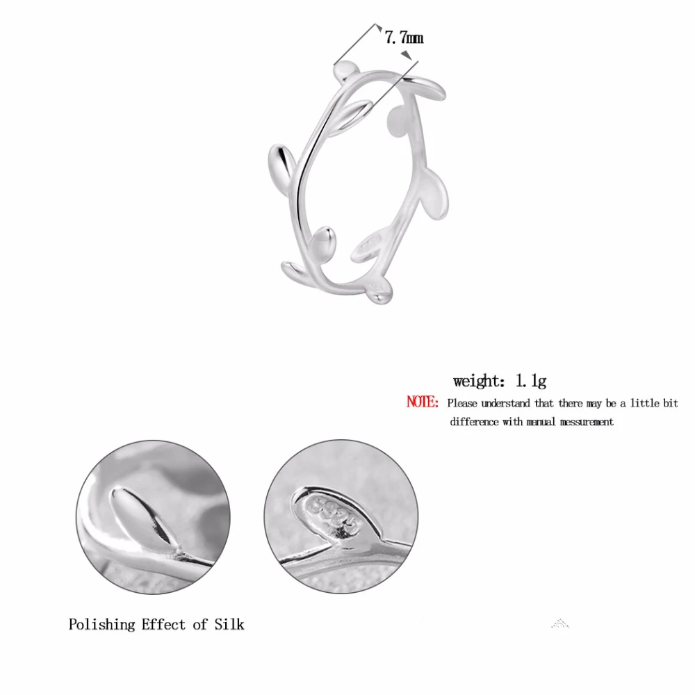 Новинка кольцо Cxwind с листьями лавра венок лавром милые кольца ювелирные изделия