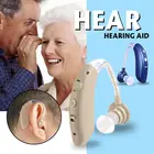 1 шт. перезаряжаемые беспроводные наушники bluetooth-совместимые для слухового аппарата усилитель звука BTE цифровой усилитель звука для глухих пожилых людей