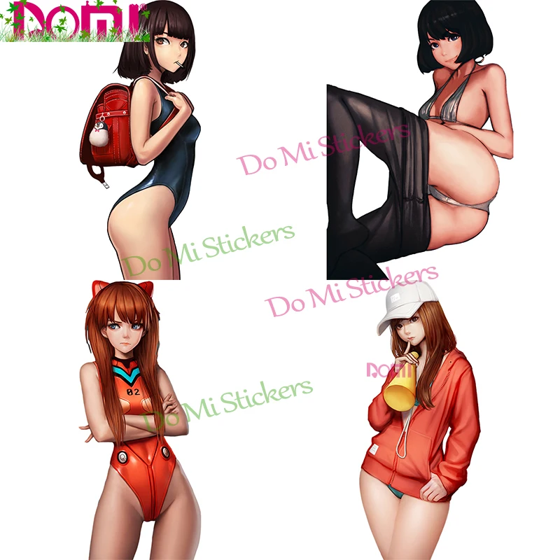 

DOMI for Hot Selling Sexy Girl PVC Stickers for Mobile Phones, Suitcases, Car Bodies, Scratch-resistant JDM Bike Offroad RV A4