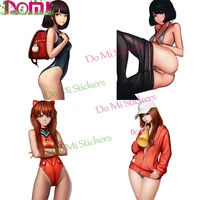 domi for hot selling sexy girl pvc stickers for mobile phones suitcases car bodies scratch resistant jdm bike offroad rv a4