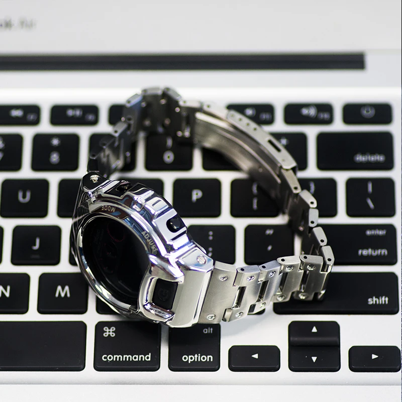 Ремешок для часов из нержавеющей стали 316 DW6900 чехол браслет аксессуары 5