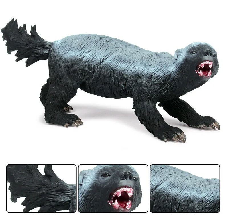 Милый барсук фигурка дикого животного имитационная модель коллекционер