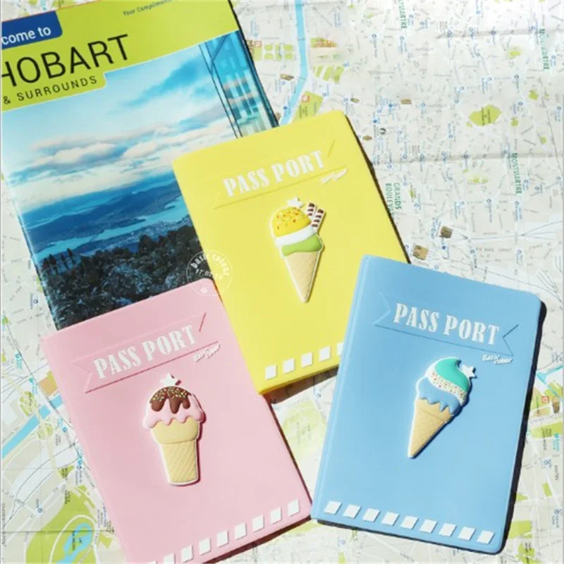 Женский чехол для паспорта с рисунком милый розовый путешествий защитный