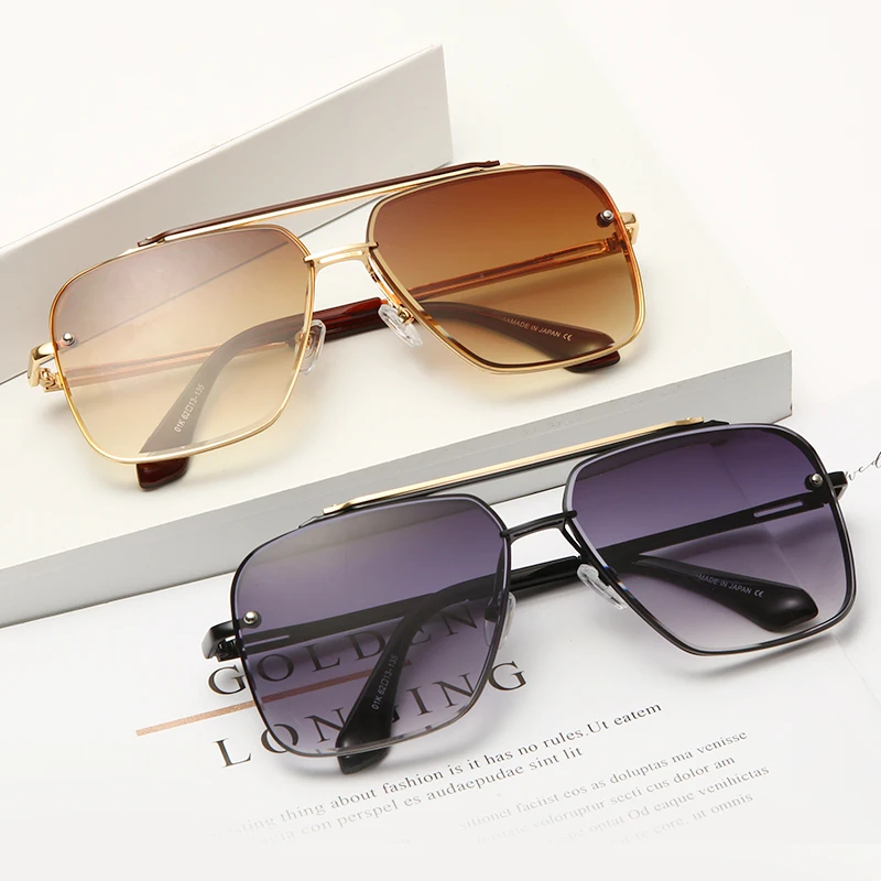 Солнцезащитные очки в прямоугольной оправе uv400 для мужчин и женщин модные