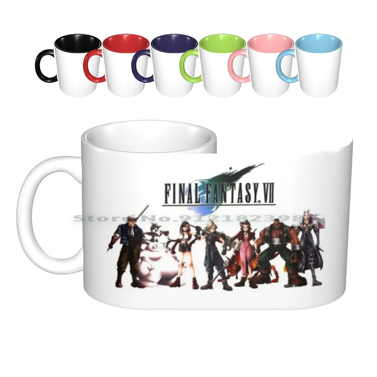 

Final Fantasy Vii Characters Ceramic Mugs Coffee Cups Milk Tea Mug Final Fantasy Ps1 Psx Fina L Vii 7 Final Fantasy Vii Final