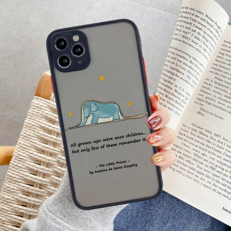 Матовый Прозрачный чехол с изображением маленьких принтов космоса земли для iphone