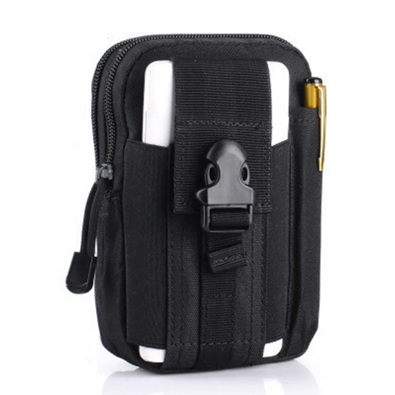 

Men Tactical Molle Pouch Belt Waist Pack Bag Small Pocket Military Waist Pack Running Pouch Travel Camping Bags Outdoor Tool