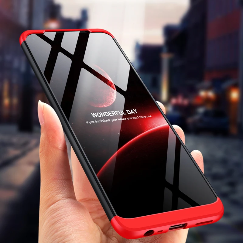 GKK 360 Full Protection Case For OPPO Realme 7 8 Pro Anti-knock Shockproof Hard Matte Cover For OPPO Realme 7 8 Pro Case Coque