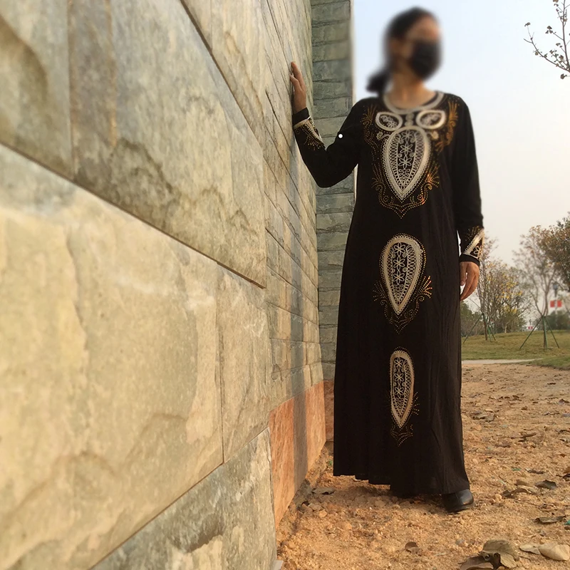 

Islamic Wear For Lady Muslim Abaya Dubai Fashion Middle East Kaften Clothing Wear Arabic Clothing African Inside Caftan Abaya