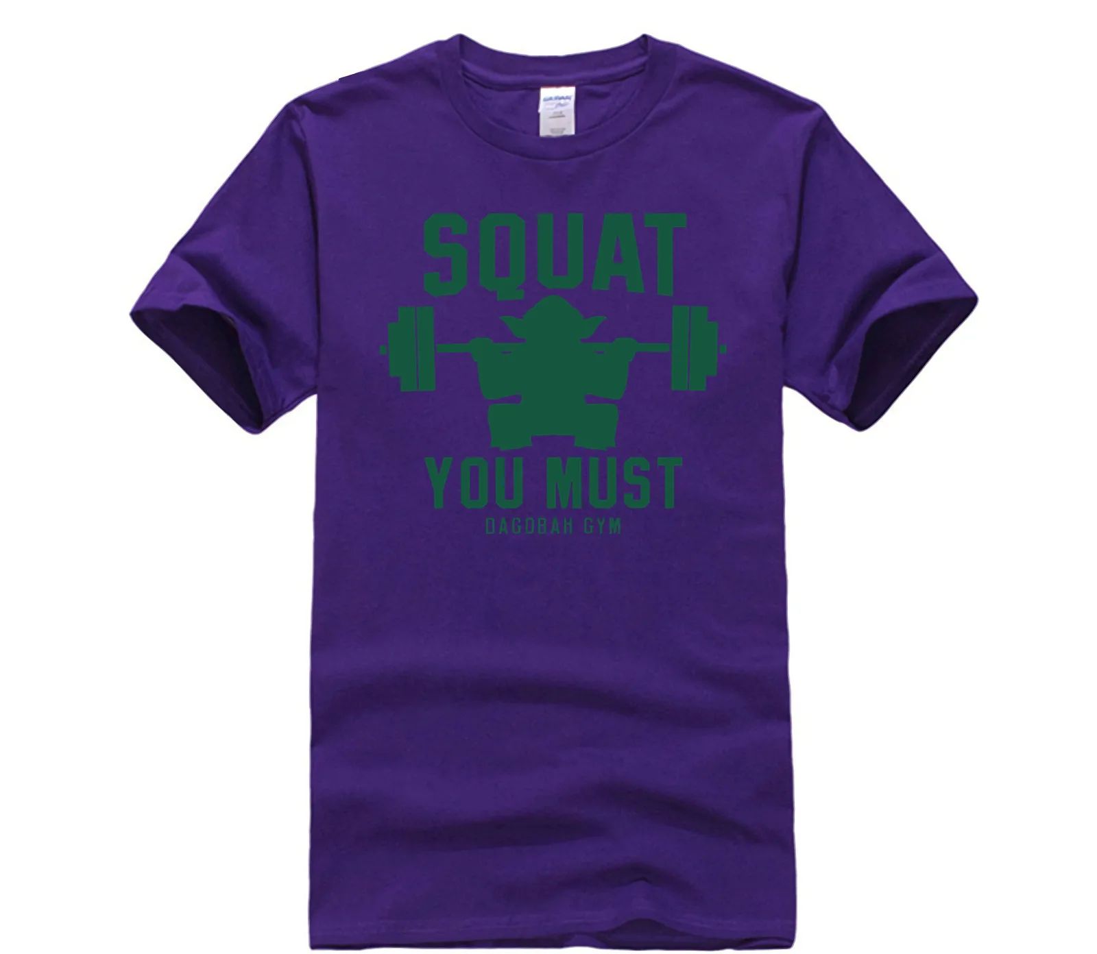 

Fashion Mens Short sleeve T Shirt Squat You Must Summer Mens T Shirt 100% Cotton