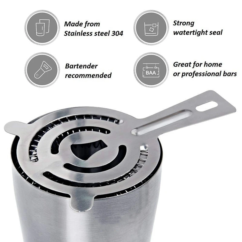 

Bartender Set For Professional Bartenders And Family Bars,5 Piece Set Of Boston Cocktail Shaker