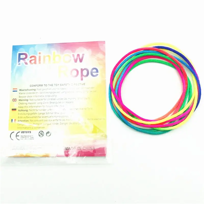 

3PCS Kids Rainbow Colour Fumble Finger Thread Rope String Game Developmental Toy