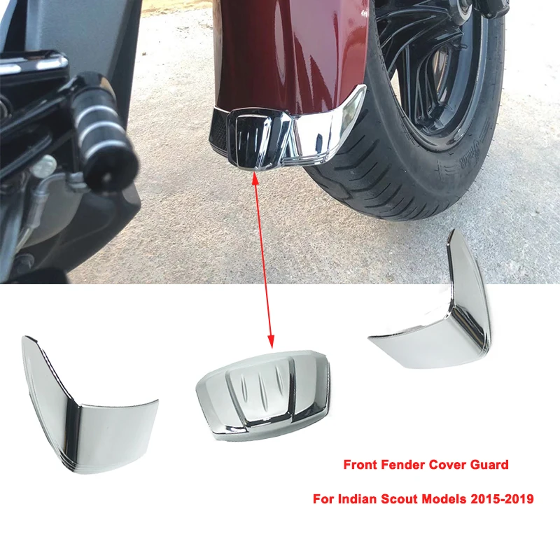 Хромированная крышка переднего крыла мотоцикла подходит для индийских моделей
