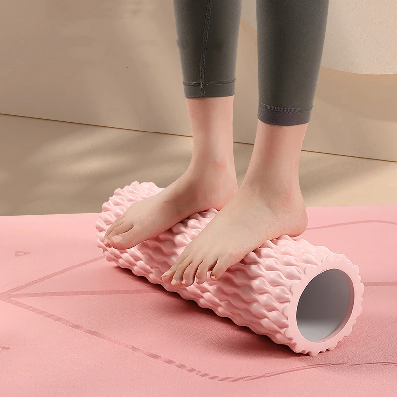 Пенопластовые ролики для йоги мягкие массажные мышц спины фитнеса упражнения