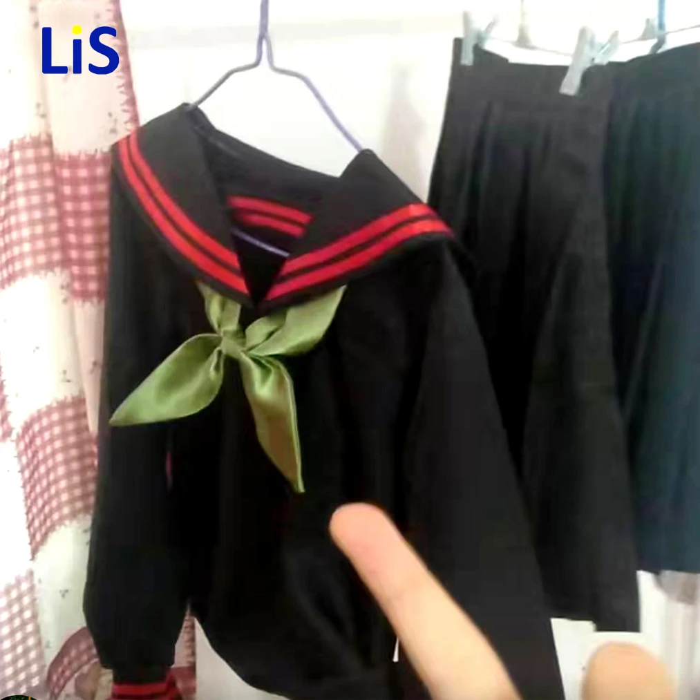 

Anime Demon Slayer Kimetsu no Yaiba Cosplay Nezuko Kamado Makomo Cosplay Costume JK School Uniforms Sailor Suit Girls Women