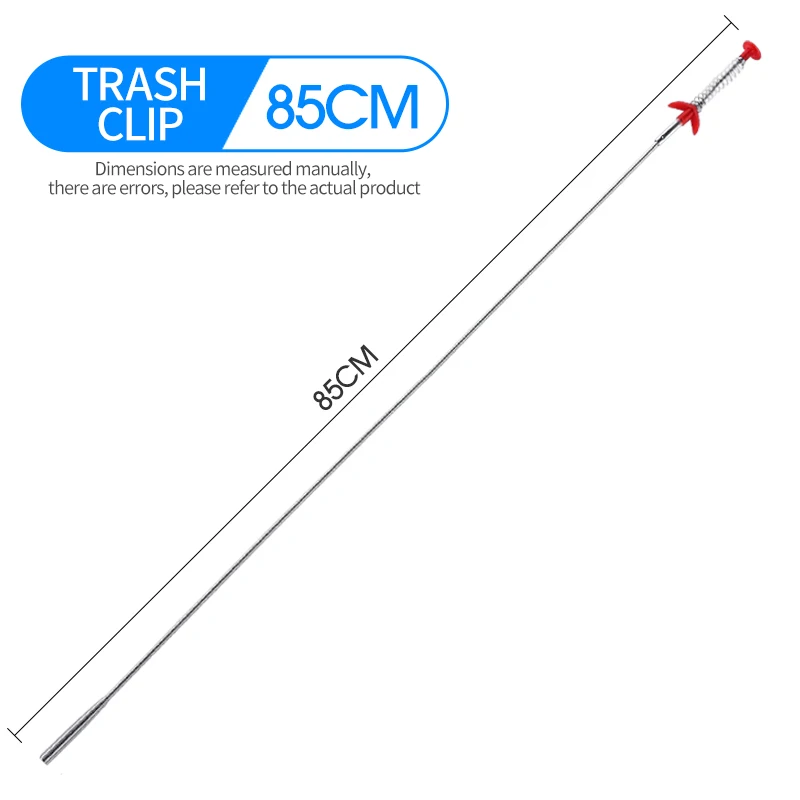 33 Inch Drain Snake Spring Tube Unblock Tool Bathroom Sewer Dredge Anti Clogging Kitchen Sink Cleaning Hook Plumbing Agent | Дом и сад