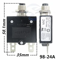 3pcs taiwan kuoyuh 98 series 24a overcurrent protector overload switch
