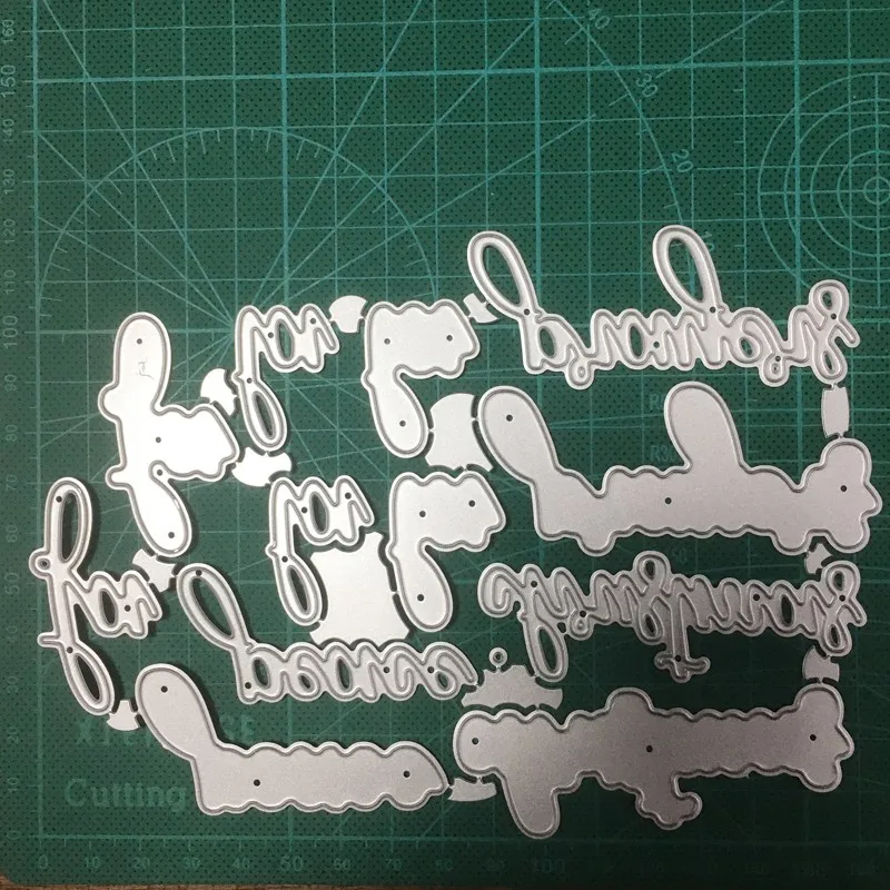 craft dies Christmas Greetings Word Set Cutting Dies Stencils For Card Making Scrapbooking Metal Nouveau Arrivage 2020 | Дом и сад