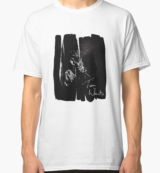 

Tom Waits Men's White T-Shirt