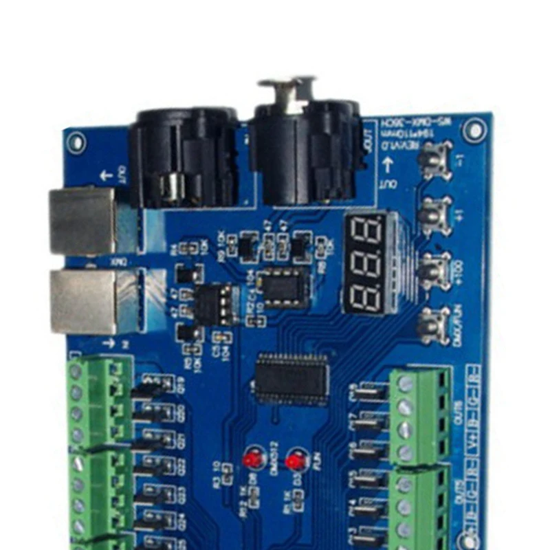 

36CH DMX512 Dimmer 36 Channel DMX Decoder 13Group RGB Output,LED DMX512 Driver XRL 3Pin Controller WS-DMX-36CH DC5V-24V