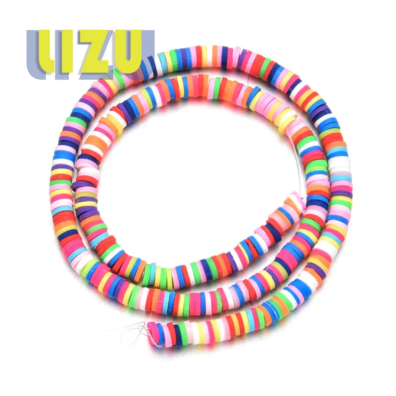 

Wholesale 4-6MM Soft Ceramic Sliced Bead Gasket Loose Beads DIY Bracelet Necklace Creation Accessories Jewelry