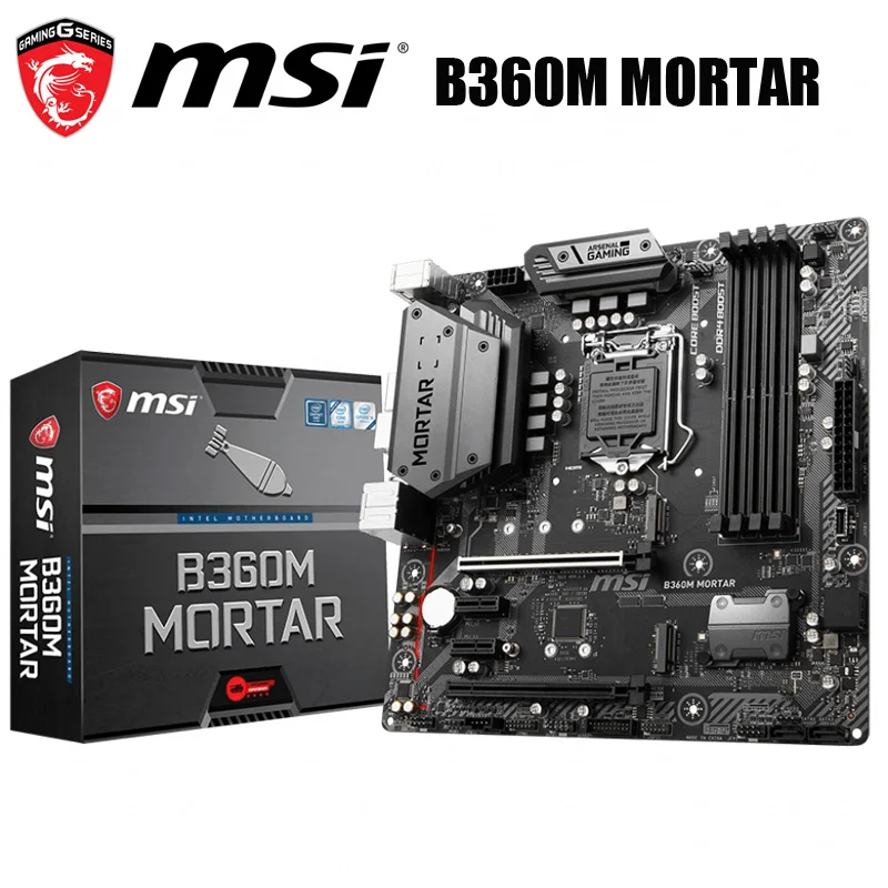 Billig LGA 1151 MSI B360M MÖRTEL Motherboard Core I7/i5/i3 Gaming Hifi M.2 Desktop MSI B360 Mainbaord HDMI-kompatibel Intel NEUE
